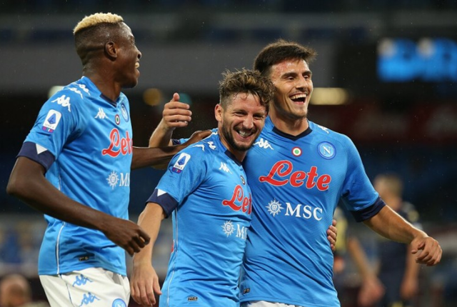  奥斯梅恩头槌制胜那不勒斯险胜都灵  